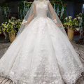 Jancember HTL1012 Lace Applique Luxury Ball Gown Wedding Dress In Wedding Dress